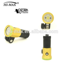 High intensity 2400lumen Diving Video Flashlight Torch Hi-max V11